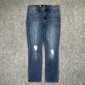 Kut from the Kloth Jeans Womens Size 6 Blue Catherine High Rise Boyfriend
